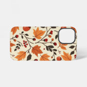 Gezellige herfst telefoonhoes iPhone hoesje (Achterkant horizontaal)