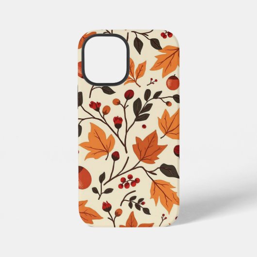 Gezellige herfst telefoonhoes iPhone hoesje (Achterkant)
