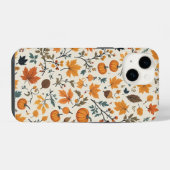 Gezellige herfst telefoonhoes iPhone hoesje (Achterkant horizontaal)