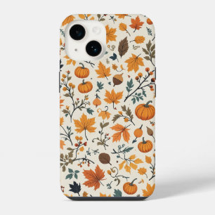 Gezellige herfst telefoonhoes iPhone 14 hoesje