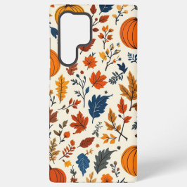 Gezellige herfst telefoonhoes samsung galaxy hoesje