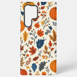 Gezellige herfst telefoonhoes samsung galaxy hoesje