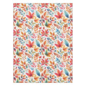 Gezellige herfst verlaat het herfstseizoen tafelkleed (Voorkant)