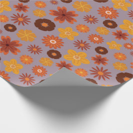 Gezellige Herfst Vibes Herfstbloemen Verjaardag Na Cadeaupapier