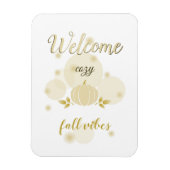 Gezellige herfst Vibes Neutrale pompoen Magneet (Verticaal)