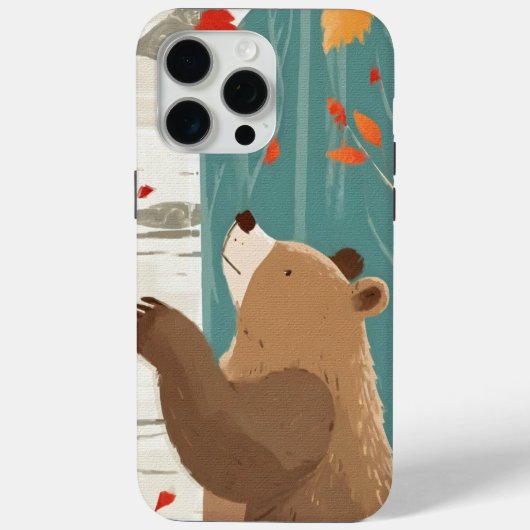 Gezellige Herfst Woodland Beer Case-Mate iPhone Case (Achterkant)