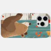 Gezellige Herfst Woodland Beer Case-Mate iPhone Case (Achterkant (horizontaal))