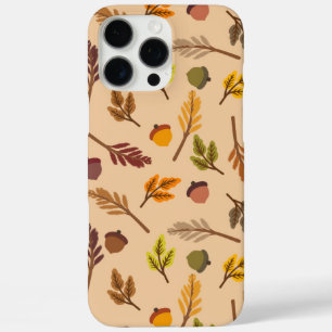 Gezellige herfstbladeren & eikels iPhone 16 pro max hoesje