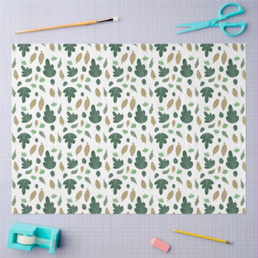 Gezellige herfstbladeren tissuepapier (Craft)