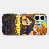 Gezellige herfstcabine Case-Mate iPhone case (Achterkant (horizontaal))