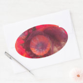 Gezellige herfstcharme - Herfst Decor & Gifts Ovale Sticker (Envelop)