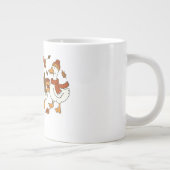 Gezellige herfstganzen – Herfst seizoen Dierenillu Grote Koffiekop (Rechts)