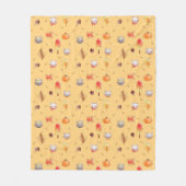 Gezellige herfstkatten fleece deken (Voorkant)