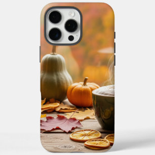 Gezellige herfstkoffie en boek met warme Herfst de iPhone 16 Pro Max Hoesje