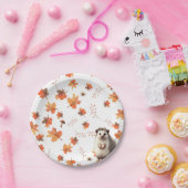 Gezellige herfstlekkernijen - Hedgehog & Herfst ge Papieren Bordje (Feest)