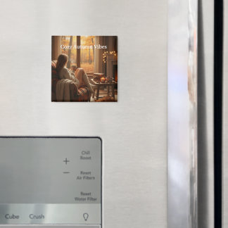 Gezellige herfststemming | Persoonlijke herfstcabi Magneet