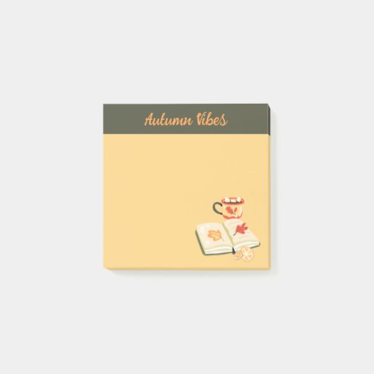 Gezellige herfststemming post-it® notes (Voorkant)