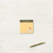 Gezellige herfststemming post-it® notes (Op bureau)