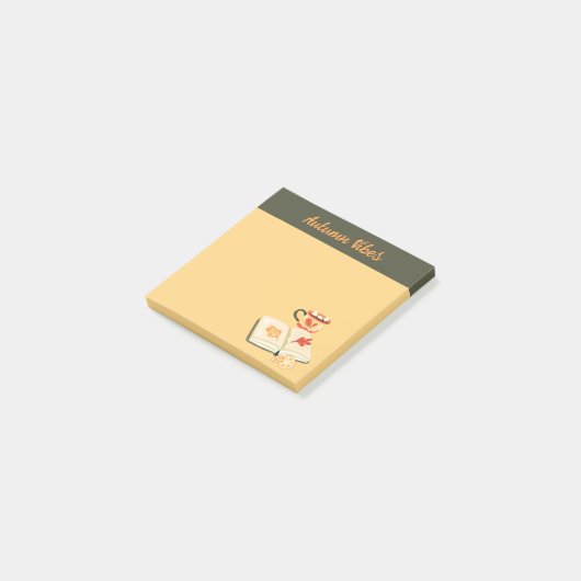 Gezellige herfststemming post-it® notes (Schuin)