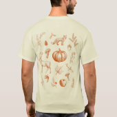 Gezellige herfststemming t-shirt (Achterkant)