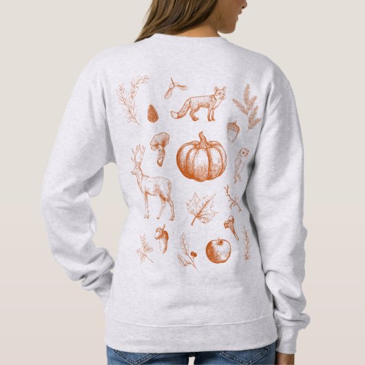 Gezellige herfststemming trui (Achterkant)