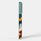 Gezellige herfsttonen weven patroon monogram Case-Mate iPhone case (Achterkant / Rechts)