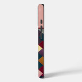 Gezellige herfsttonen weven patroon monogram Case-Mate iPhone case (Achterkant / Links)