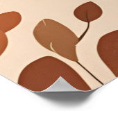 Gezellige herfstvibes - minimalistisch plat ontwer poster (Hoek)
