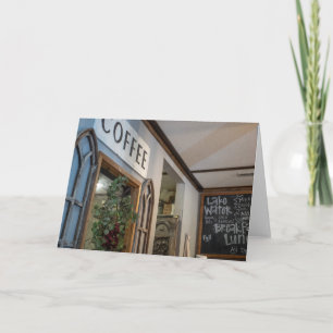 Gezellige hoek Café ingang Kaart