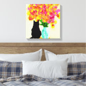 Gezellige hoek charme canvas afdruk (Insitu (Slaapkamer))