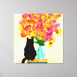 Gezellige hoek charme canvas afdruk