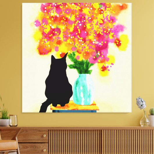 Gezellige hoek charme canvas afdruk (Insitu (Woonkamer))