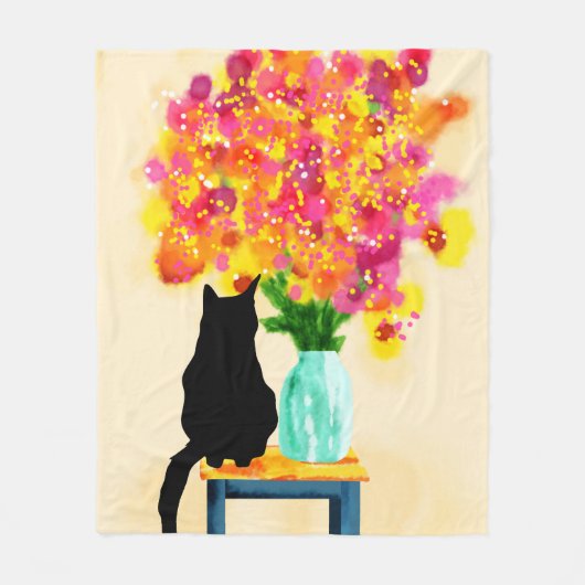 Gezellige hoek charme fleece deken (Voorkant)