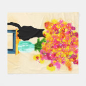 Gezellige hoek charme fleece deken (Voorkant (Horizontaal))