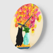 Gezellige hoek charme grote klok (Hoek)