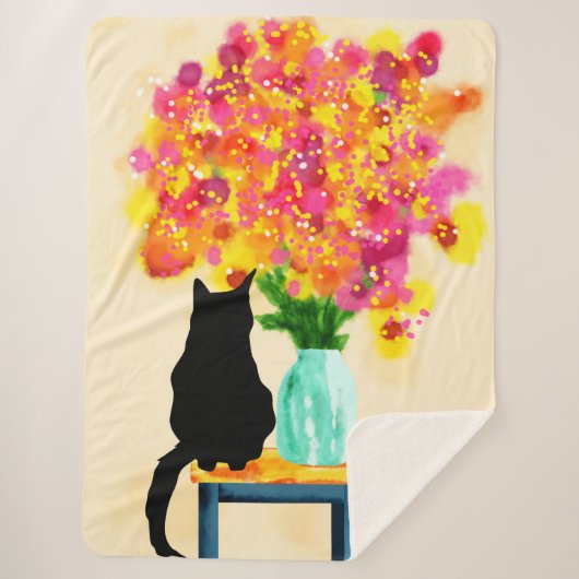 Gezellige hoek charme sherpa deken (Voorkant)