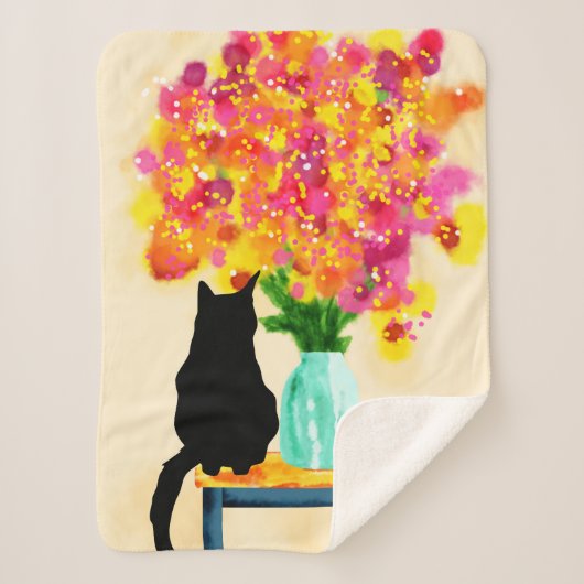 Gezellige hoek charme sherpa deken (Voorkant)