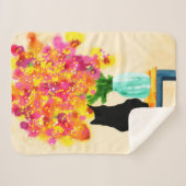 Gezellige hoek charme sherpa deken (Voorkant (horizontaal))