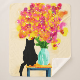 Gezellige hoek charme sherpa deken