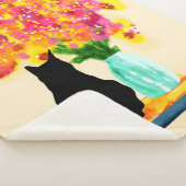 Gezellige hoek charme sherpa deken (3/4)