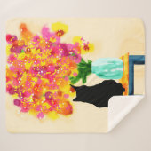 Gezellige hoek charme sherpa deken (Voorkant (horizontaal))