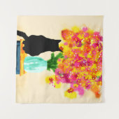 Gezellige hoek charme wandkleed (Voorkant (horizontaal))