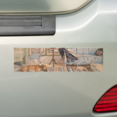 Gezellige Hoek (door Carl Larsson) Bumpersticker (Op auto)