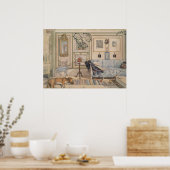 Gezellige Hoek (door Carl Larsson) Poster (Keuken)