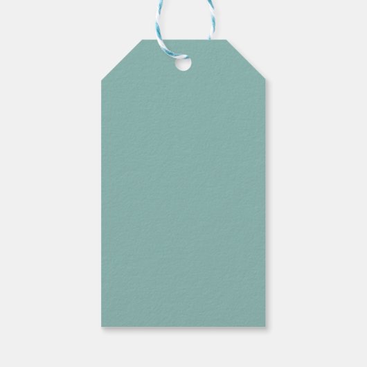 Gezellige Home Kerst Blauwgroen ID985 Cadeaulabel (Achterkant)