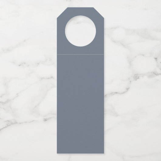 Gezellige Home Kerst Blauwgroen ID985 Flessenhanger (Achterkant)