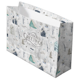 Gezellige Home Kerst Blauwgroen ID985 Groot Cadeauzakje