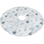 Gezellige Home Kerst Blauwgroen ID985 Kerstboom Rok (Gekanteld)