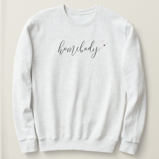 Gezellige Homebody Crewneck | trui (Design voorkant)