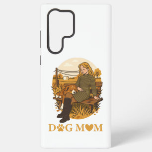 Gezellige Hond Moeder Bonding Moment Met Haar Geze Samsung Galaxy Hoesje